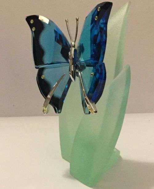 Swarovski Butterfly Ambur Blue Paradise Retired! Memories! Rare!*
