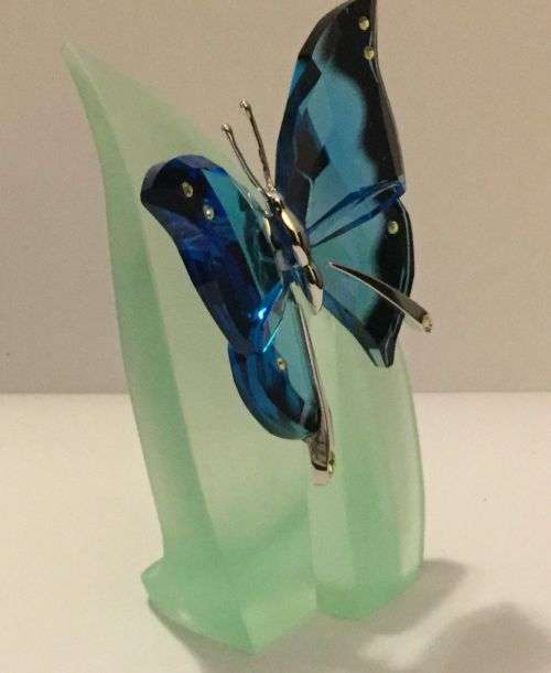 Swarovski Butterfly Ambur Blue Paradise Retired! Memories! Rare!*