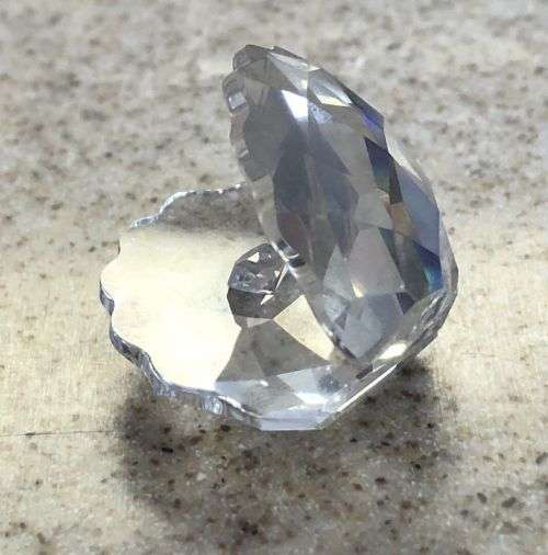 Swarovski Crystal Oyster With Crystal Pearl Clam Shell #