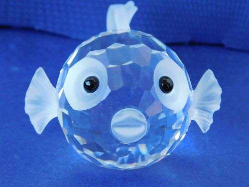 Swarovski Crystal Blowfish Small South Sea