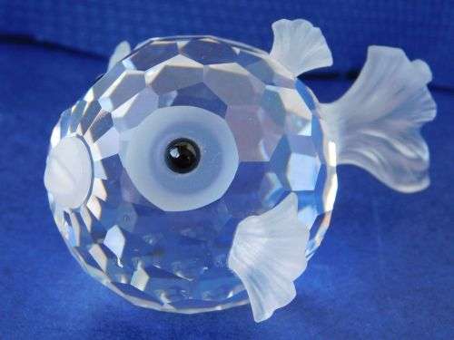 Swarovski Crystal Blowfish Small South Sea
