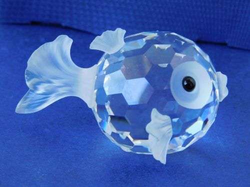 Swarovski Crystal Blowfish Small South Sea