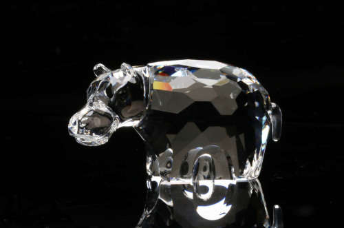 SWAROVSKI CRYSTAL HIPPOPOTAMUS / HIPPO