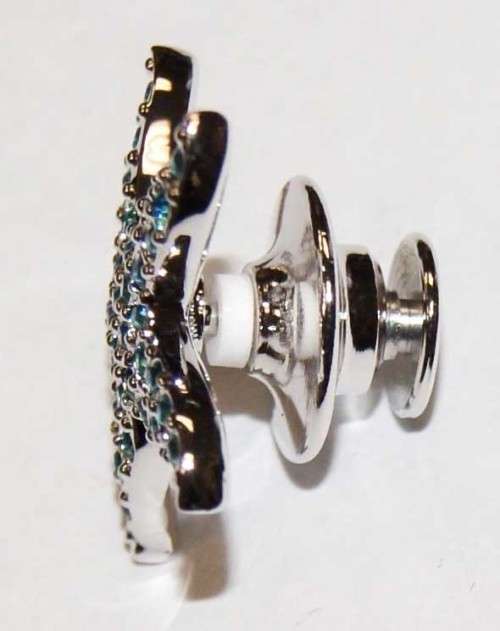 SWAROVSKI EVENT PIN BLUE STARFISH ETERNITY 2006 RETIRED RARE #