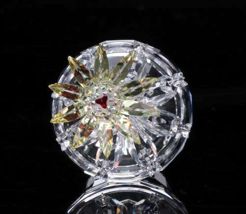 Swarovski Rare Crystal Flowering Yellow Cactus