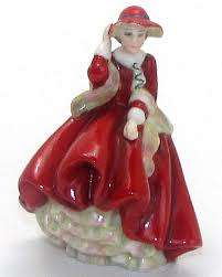 Royal Doulton Miniature Ladies Collection ` Top of the Hill ` #