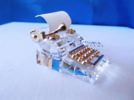 SWAROVSKI CRYSTAL MEMORIES MOMENTS Typewriter GOLD PLATED #