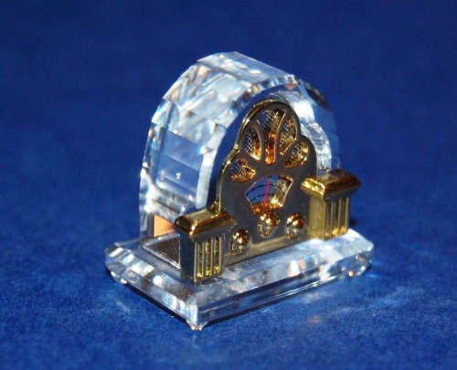 Swarovski Crystal Memories Moments Radiogram Gold Plated