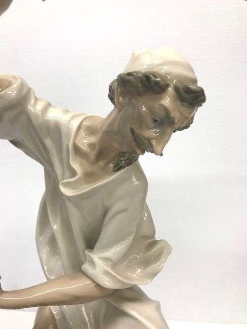 Lladro Porcelain Large Figurine #1343 `Wrath of Don Quixote`