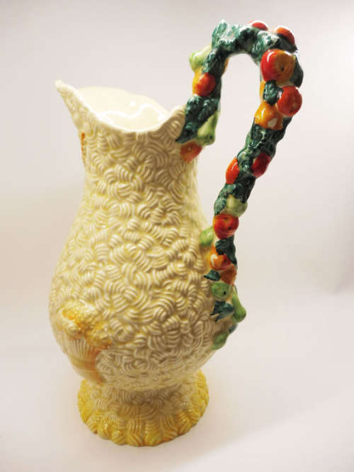 1940s Vintage CLARICE CLIFF Celtic Harvest Large Water Jug Pitcher *