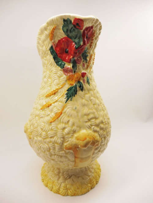 1940s Vintage CLARICE CLIFF Celtic Harvest Large Water Jug Pitcher *