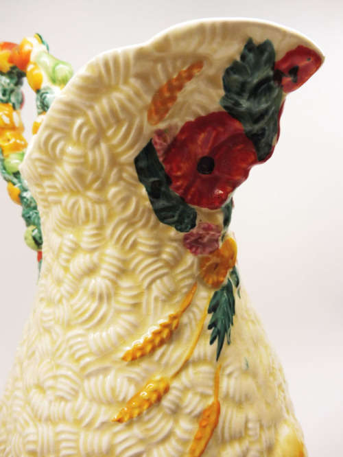 1940s Vintage CLARICE CLIFF Celtic Harvest Large Water Jug Pitcher *