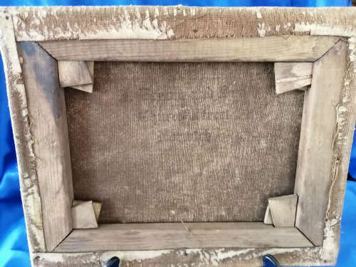 Unusual Victorian Signed Oil on Canvas of a Prize Pig *