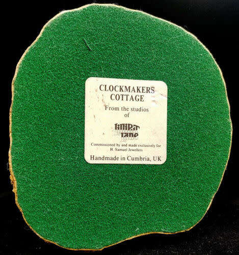 LILLIPUT LANE RARE RETIRED Clockmakers Cottage #