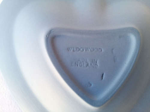 Vintage Wedgwood Jasper Blue Spade Dish  #