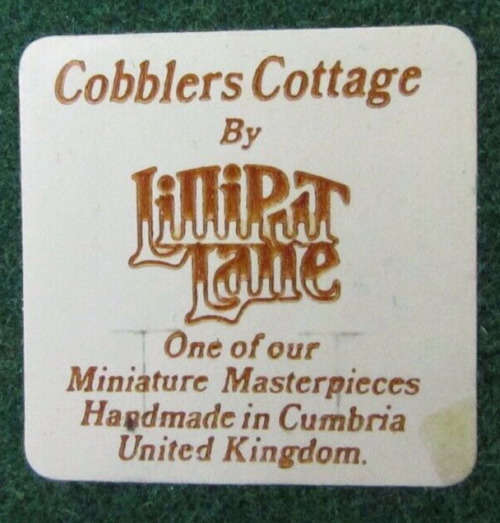 Miniature House - Lilliput Lane Cobblers Cottage *
