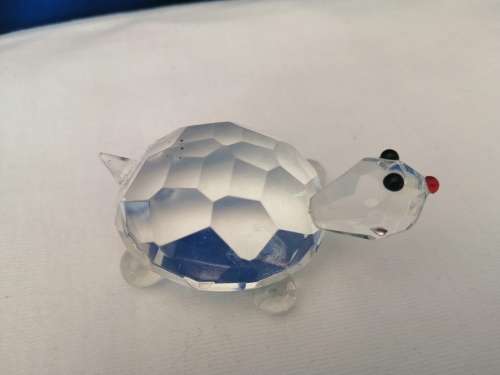 Stunning Crystal Glass Tortoise Turtle