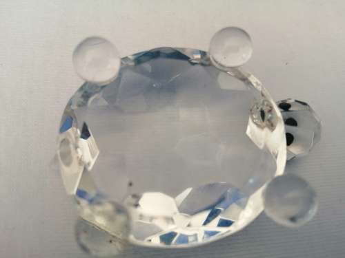 Stunning Crystal Glass Tortoise Turtle