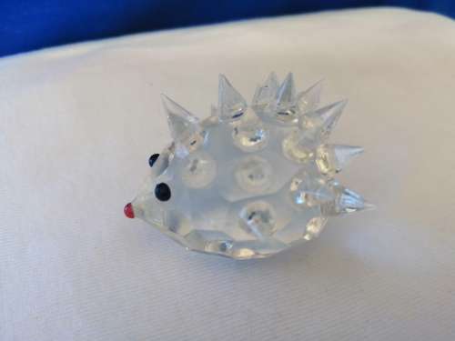 Stunning Crystal Glass Hedgehog
