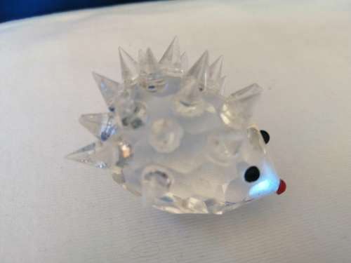 Stunning Crystal Glass Hedgehog