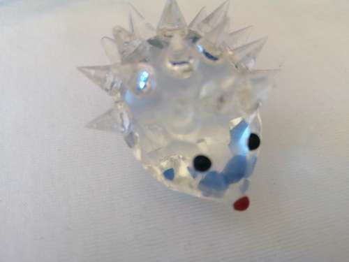 Stunning Crystal Glass Hedgehog