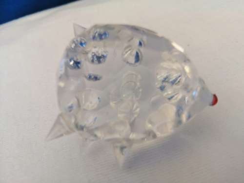 Stunning Crystal Glass Hedgehog
