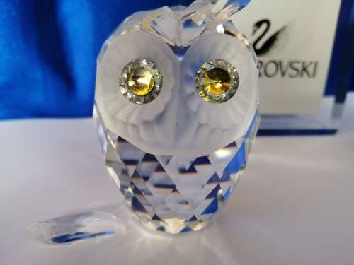 Swarovski Crystal Owl Lock down special  #