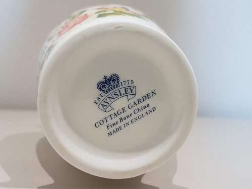 Aynsley China Cottage Garden 16cm Vase, Made In England