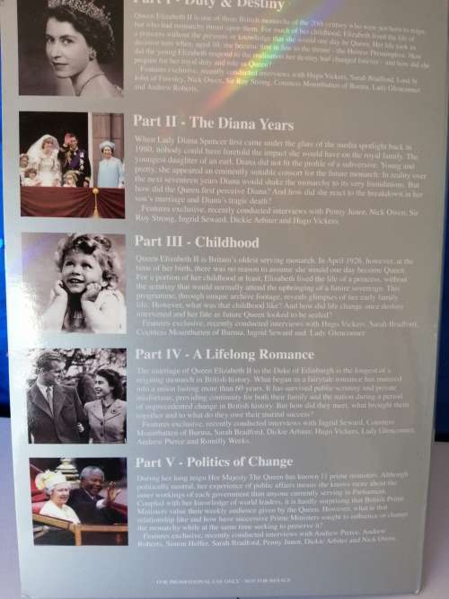 The Queen.A life in Film  Souvenir collection  9 DVD