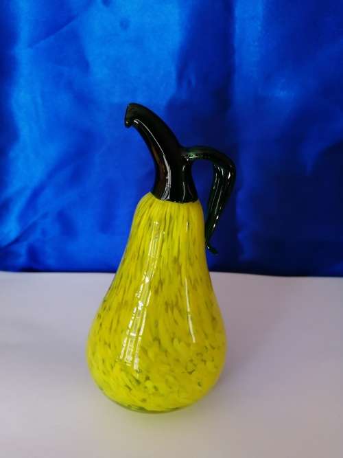 Stunning Glass Large Yellow Pearl