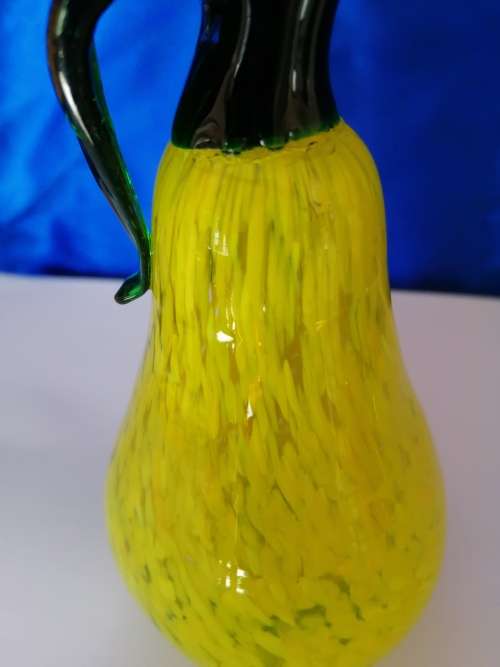 Stunning Glass Large Yellow Pearl