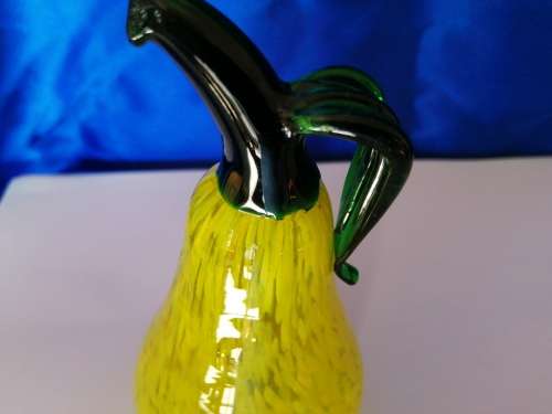 Stunning Glass Large Yellow Pearl