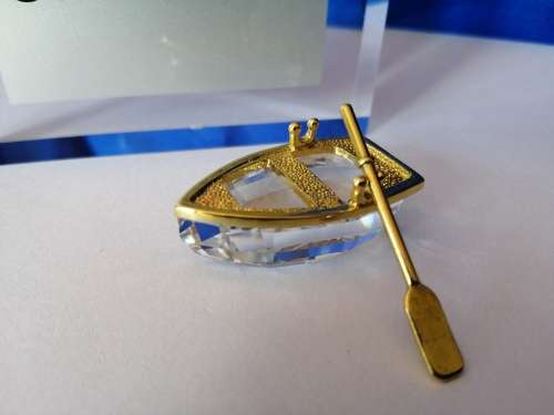 SWAROVSKI CRYSTAL MEMORIES ROWING BOAT RETIRED #