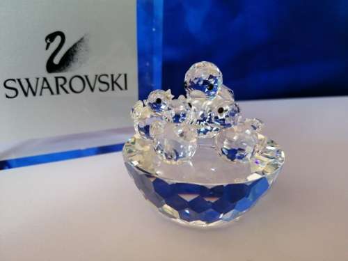 SWAROVSKI CRYSTAL BIRD`S NEST 013842 RETIRED #