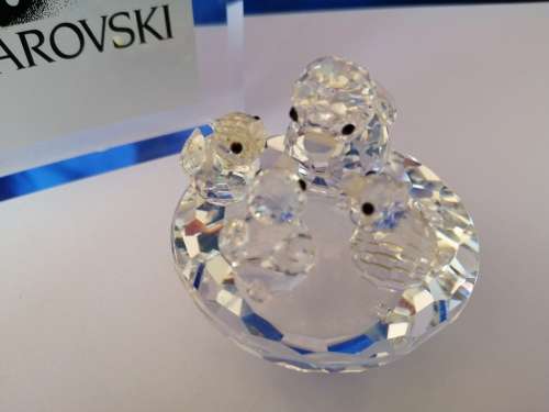 SWAROVSKI CRYSTAL BIRD`S NEST 013842 RETIRED #