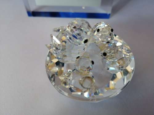 SWAROVSKI CRYSTAL BIRD`S NEST 013842 RETIRED #
