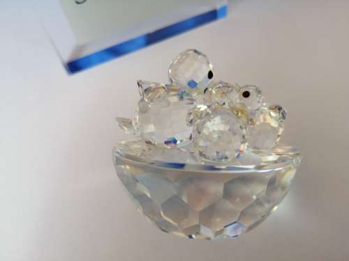 SWAROVSKI CRYSTAL BIRD`S NEST 013842 RETIRED #
