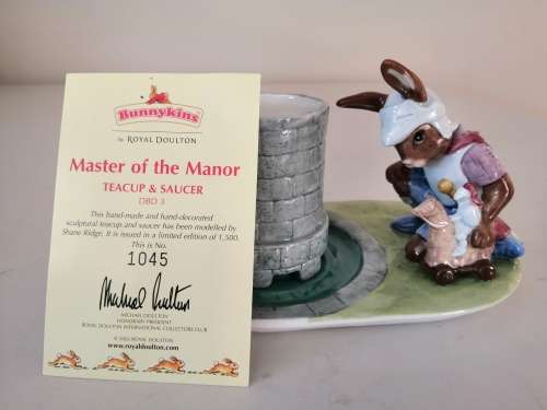 Royal Doulton Bunnykins `MASTER OF THE MANOR` DBD3 - LE #283 of 1,500