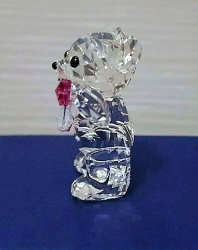 SWAROVSKI SILVER CRYSTAL `KRIS BEAR - 2010 FLOWERS FOR YOU` 1016620 *