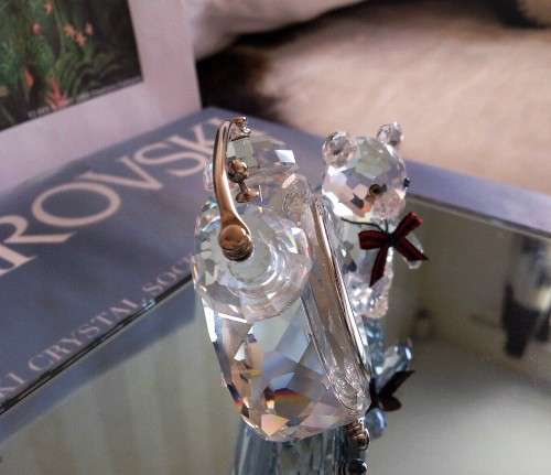 Swarovski Kris Bear Table Clock #212687  #