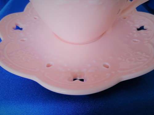 Pink Lace China Trio Perfect Balance Design Trio