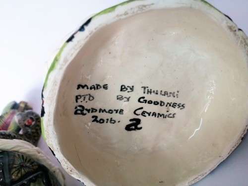 Ardmore Stunning Pair of Pangolin and Monkey Candle Holders Superb Detail