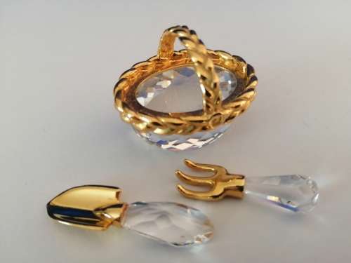 GENUINE Swarovski Memories Gardening Set retired  #