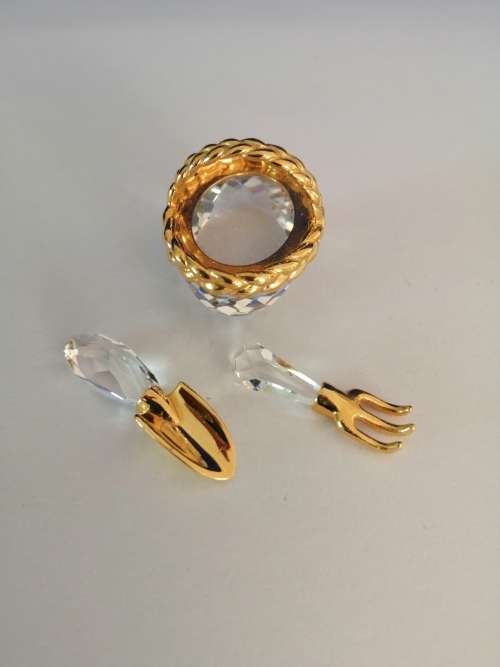 GENUINE Swarovski Memories Gardening Set retired  #