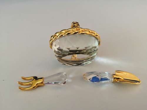 GENUINE Swarovski Memories Gardening Set retired  #