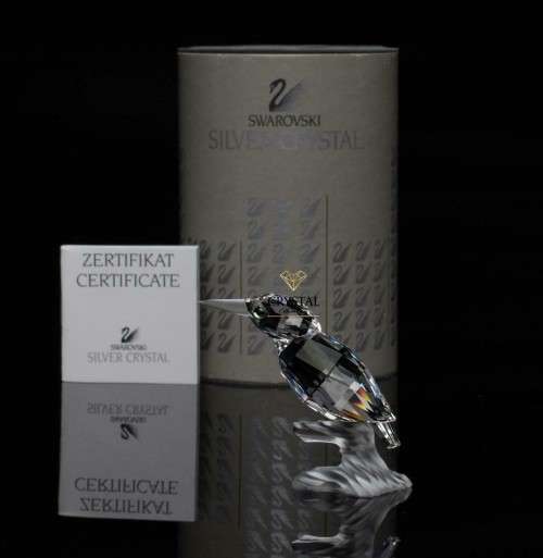 SWAROVSKI CRYSTAL KINGFISHER UP IN TREES RARE  RETIRED #