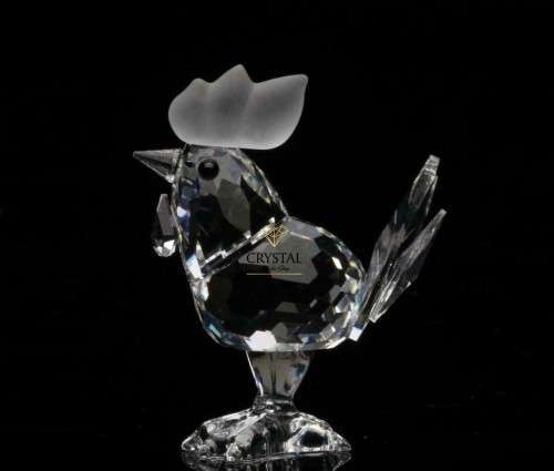 Swarovski Crystal 7674 045 000 Mini Rooster Chicken #