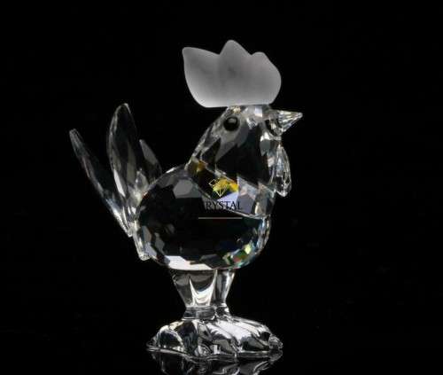 Swarovski Crystal 7674 045 000 Mini Rooster Chicken #
