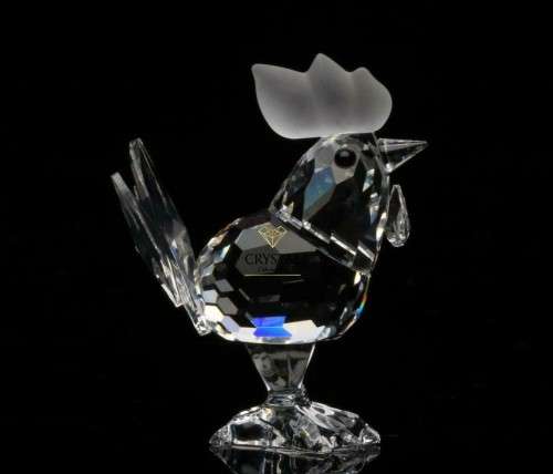 Swarovski Crystal 7674 045 000 Mini Rooster Chicken #