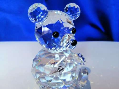 SWAROVSKI CRYSTAL BEAR LARGE RARE RETIRED #